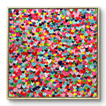 All The Hearts Original - 37.5" x 37.5"
